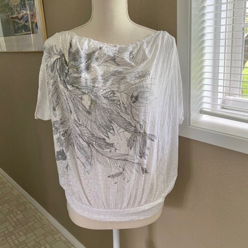Express burnout tee with dolman sleeves, Sz. S